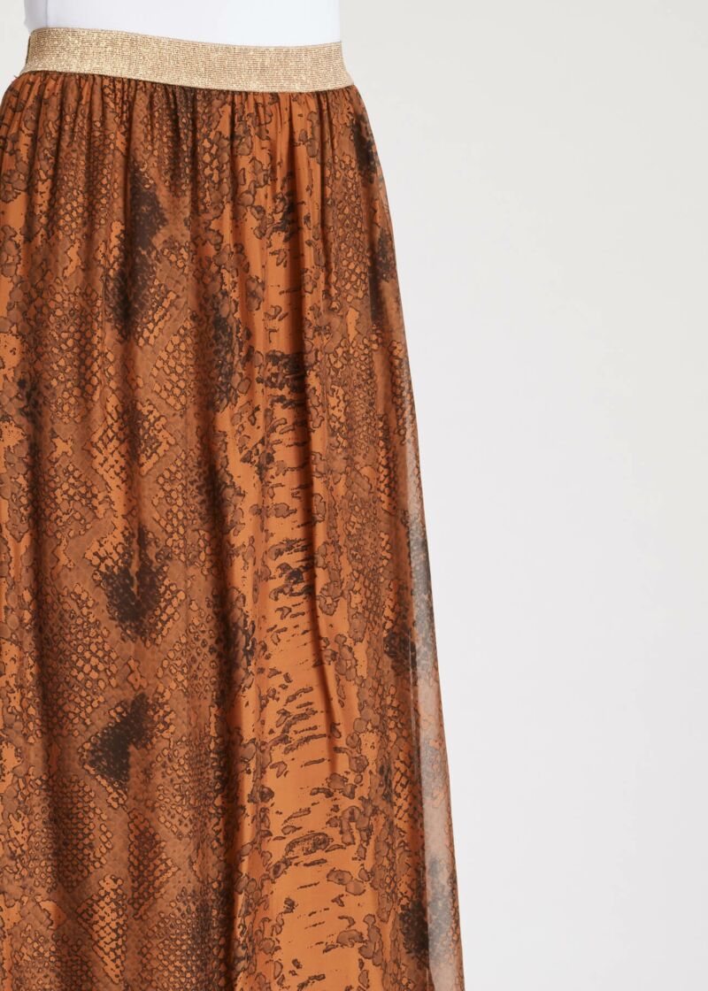 Gonna lunga animalier