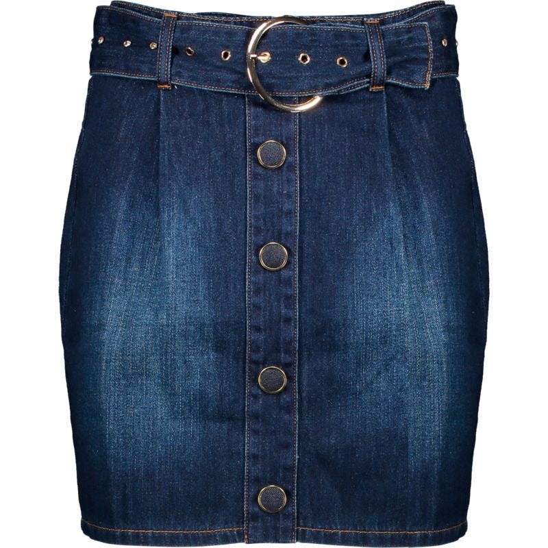 Gonna mini in denim