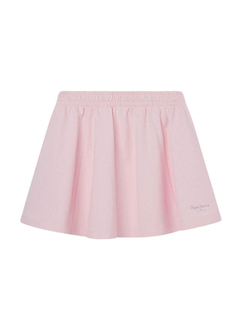 Gonna Pepe Jeans Nery Rosa per Ragazza.