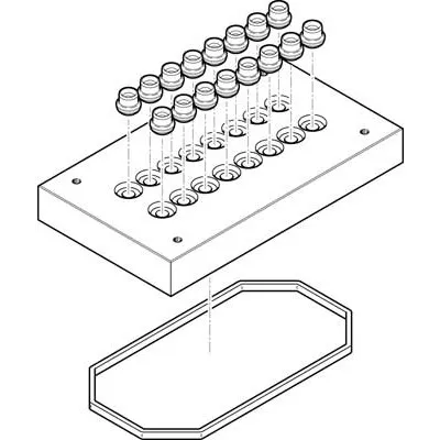 Gruppo manifold Festo CPV14-VI-P8-1/8-D