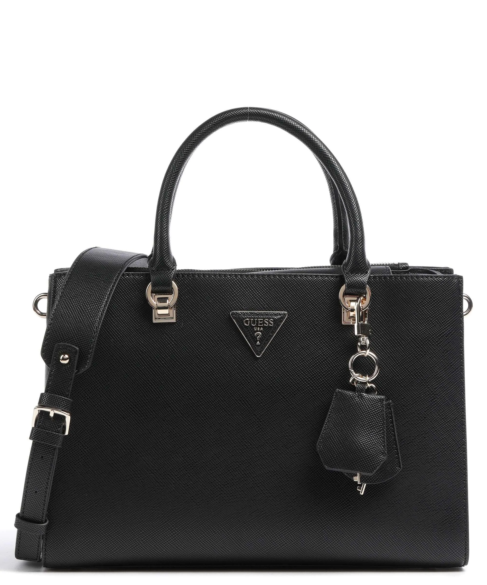  Guess Brynlee Borsa a mano pelle sintetica nero  