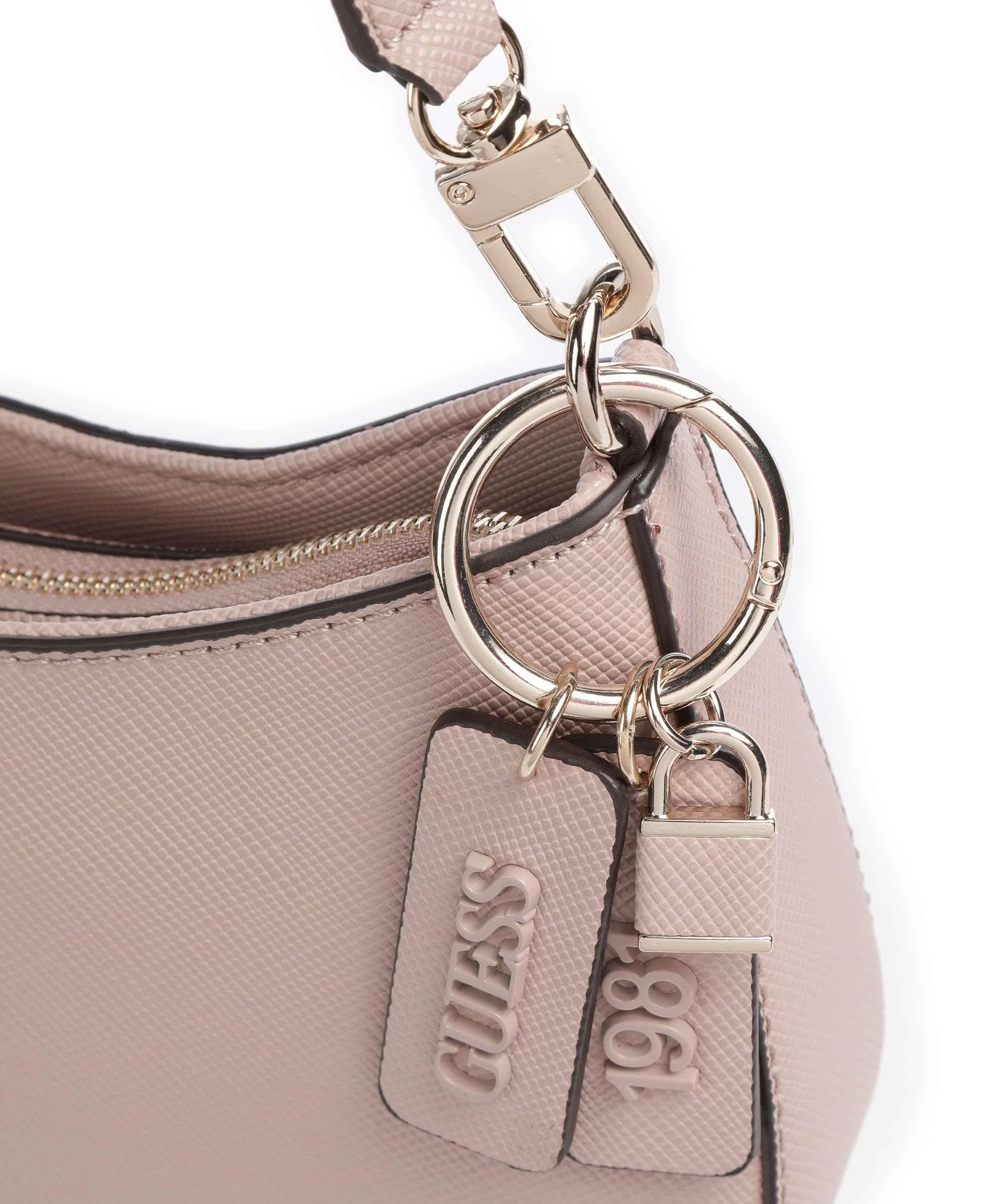  Guess Noelle Borsa a spalla pelle sintetica rosa antico  