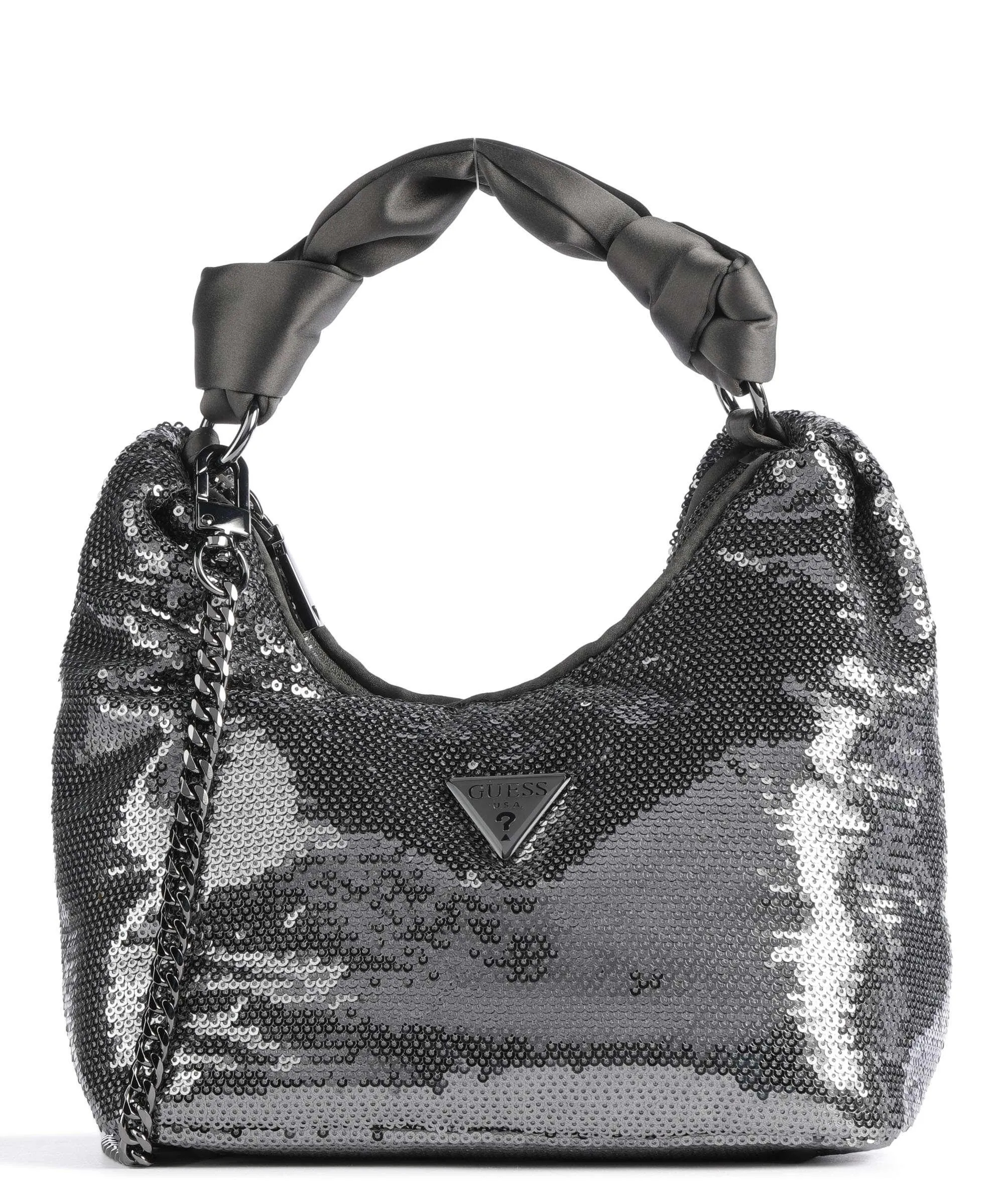  Guess Velina Borsa a tracolla poliestere argento  