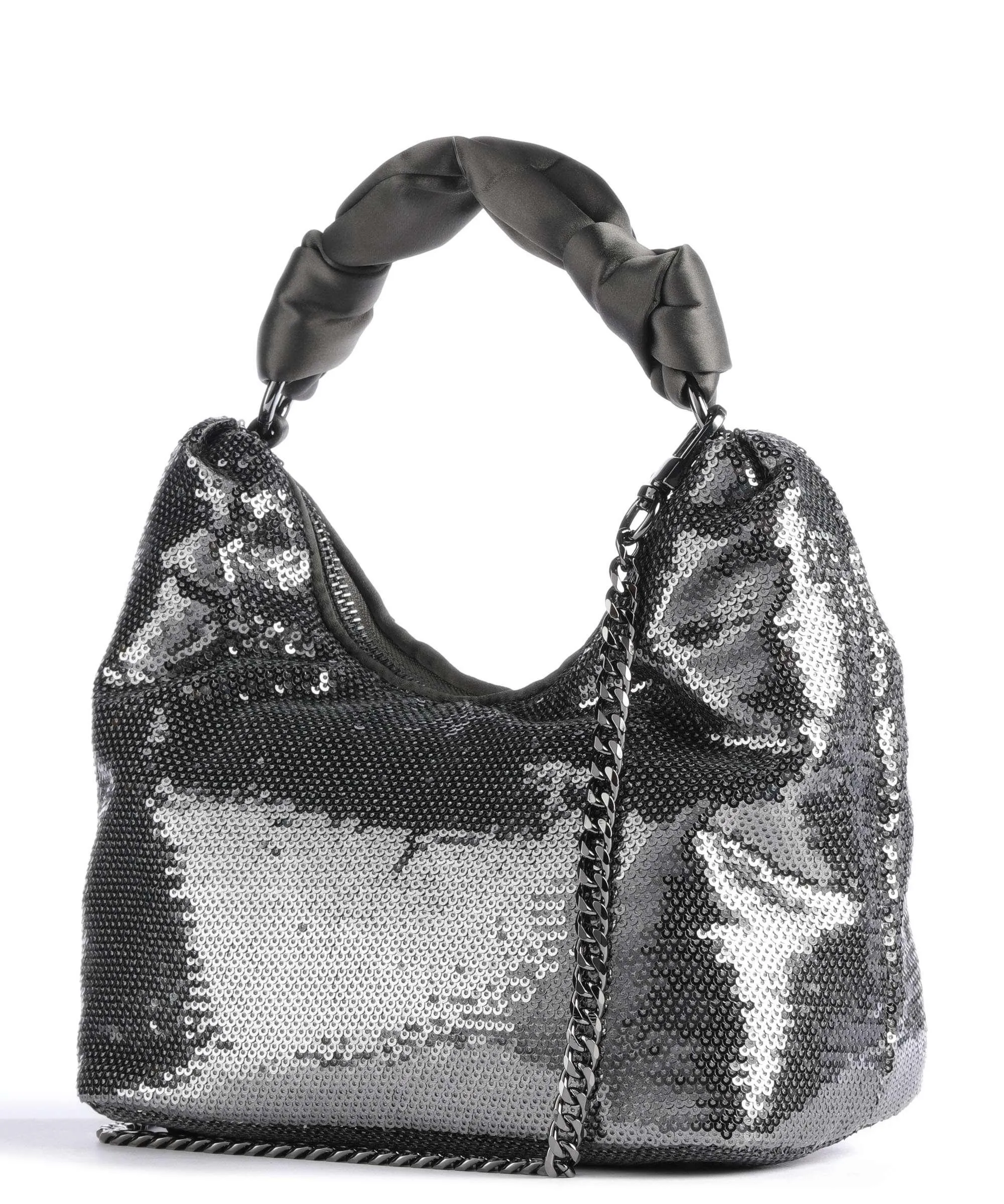  Guess Velina Borsa a tracolla poliestere argento  