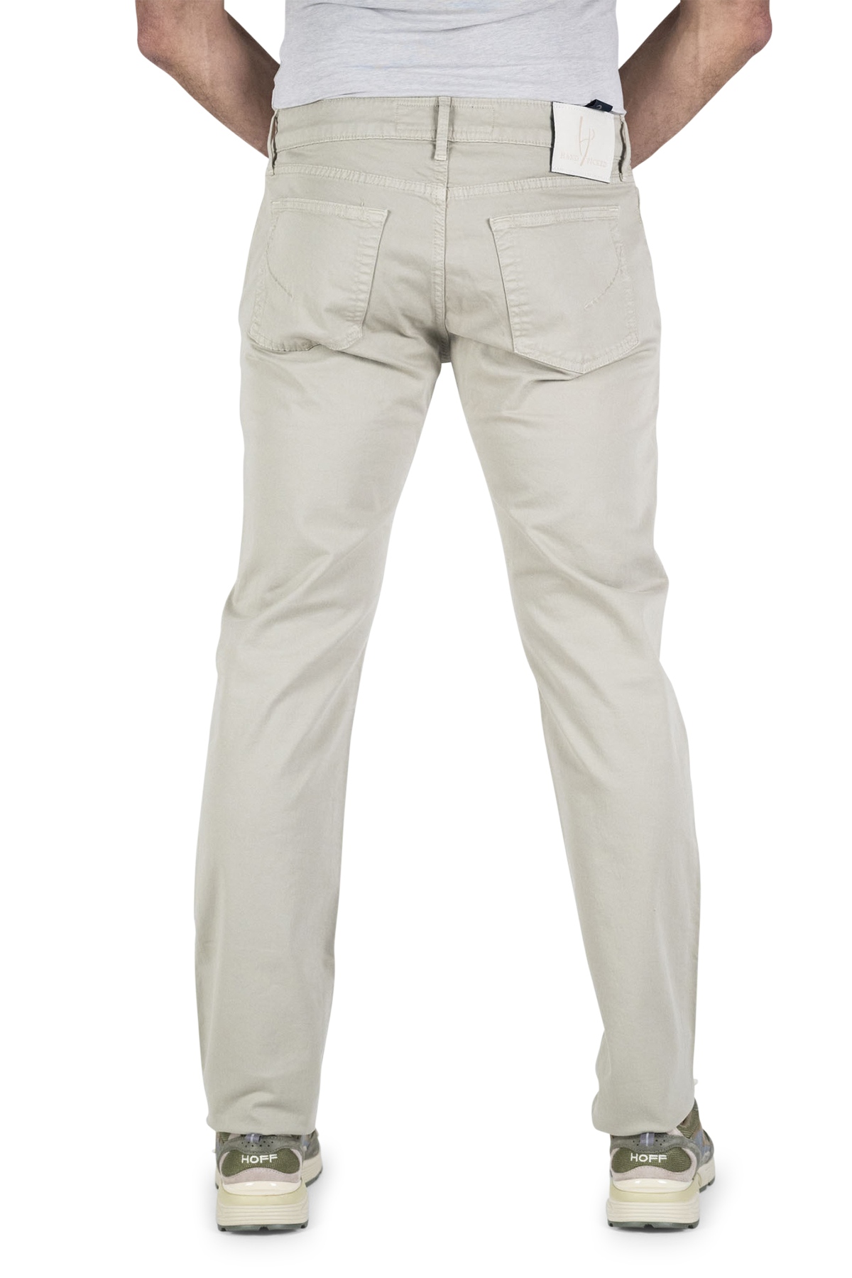 Handpicked pantaloni uomo beige chiaro