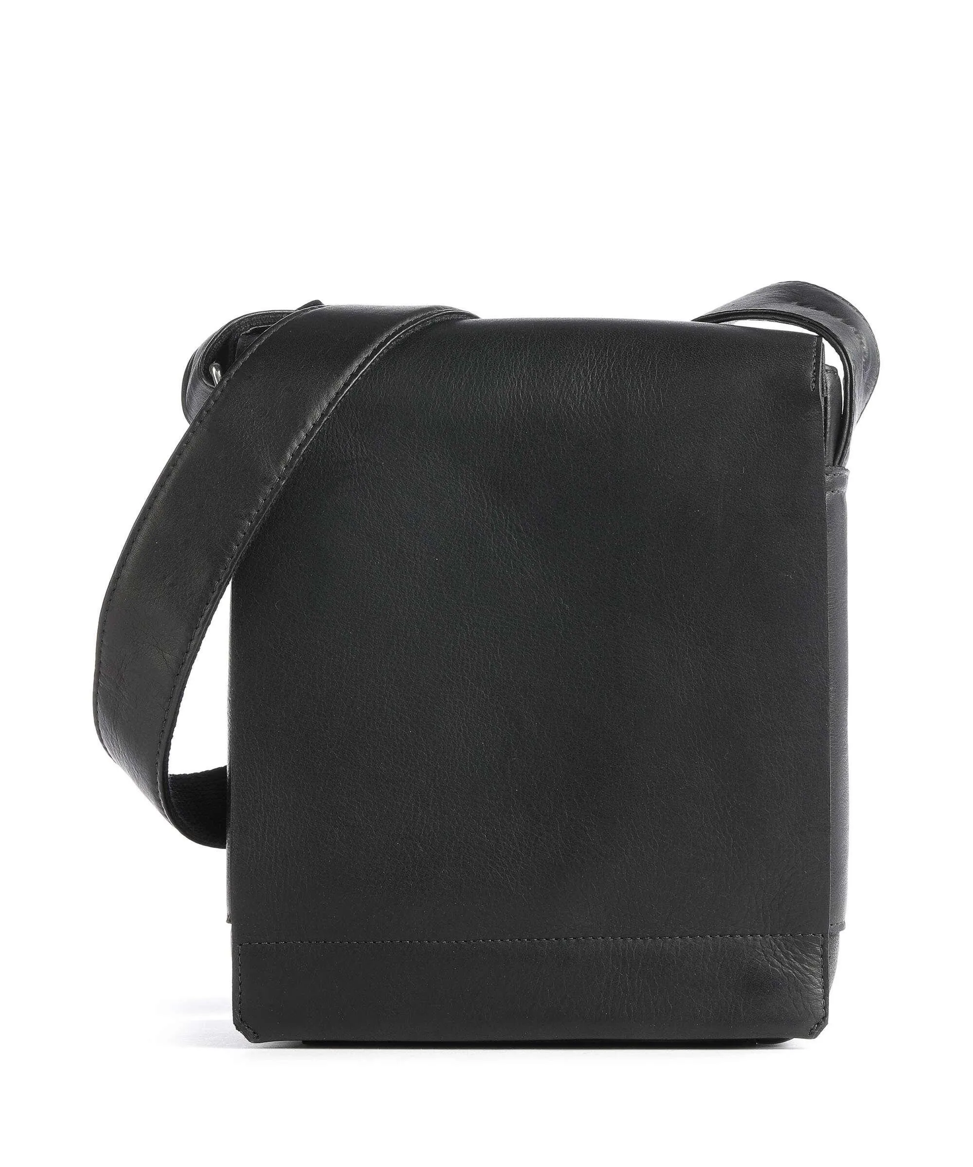  Harold's Campo Borsa a tracolla pelle a grana fine nero  