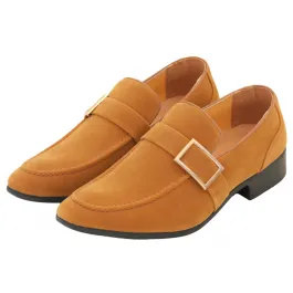 Henk ter Horst scarpa mocassino con chiusura a fibbia Cognac