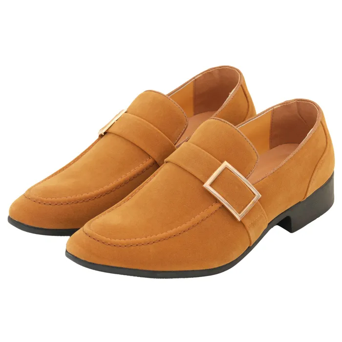 Henk ter Horst scarpa mocassino con chiusura a fibbia Cognac