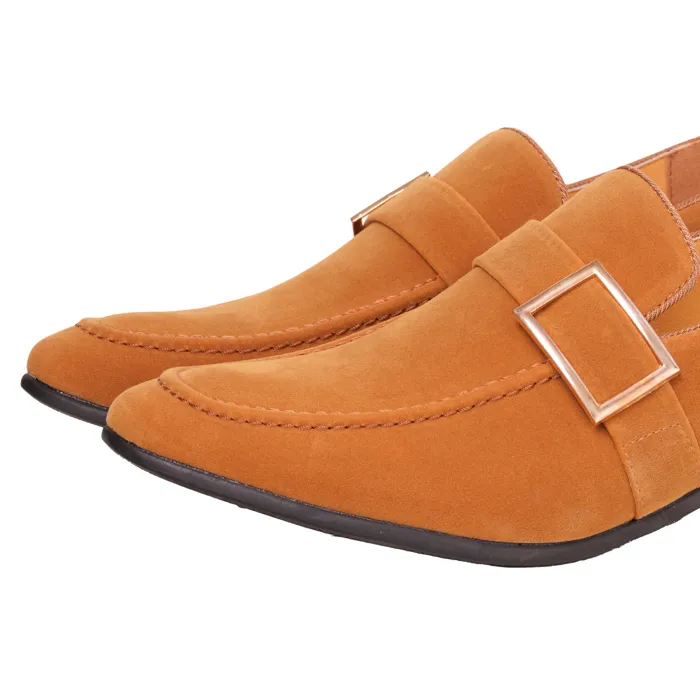 Henk ter Horst scarpa mocassino con chiusura a fibbia Cognac