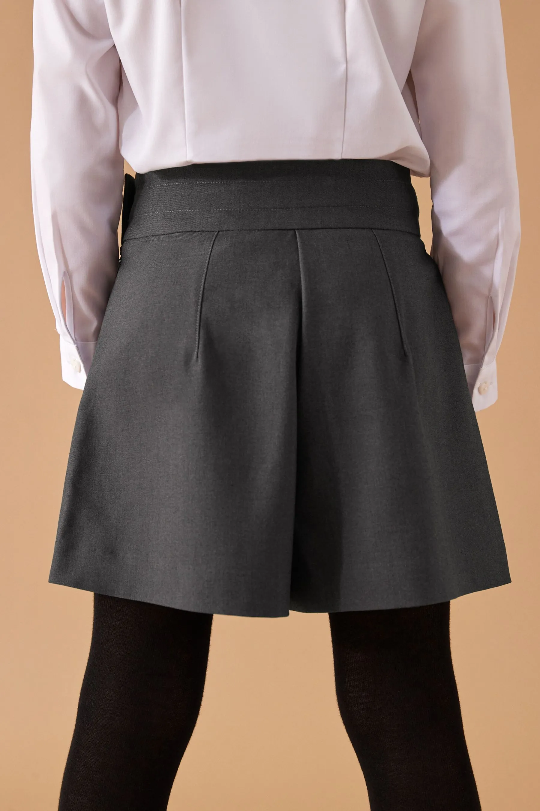 High Waisted School Shorts (3-16yrs)    