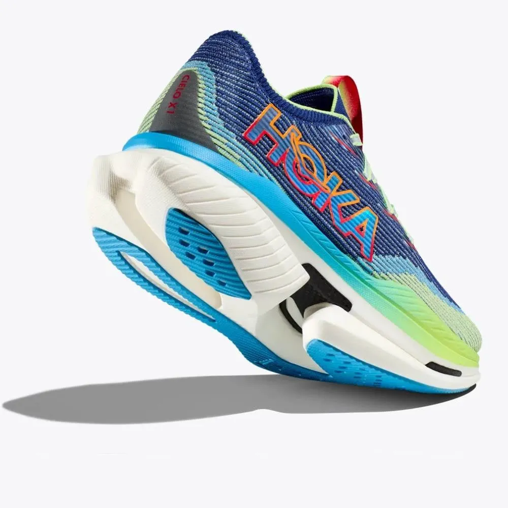 HOKA Unisex Cielo X1 - Evening Sky / Lettuce