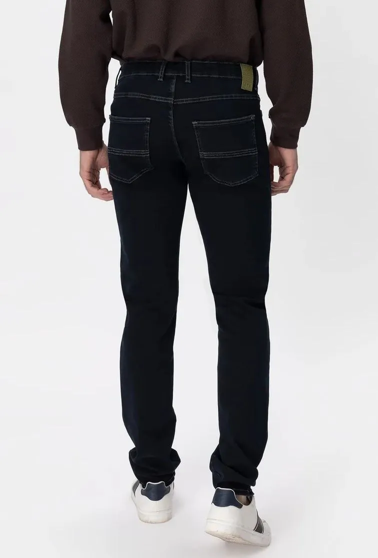 Iber art: Demon Nwf04 Jeans in denim di cotone stretch
