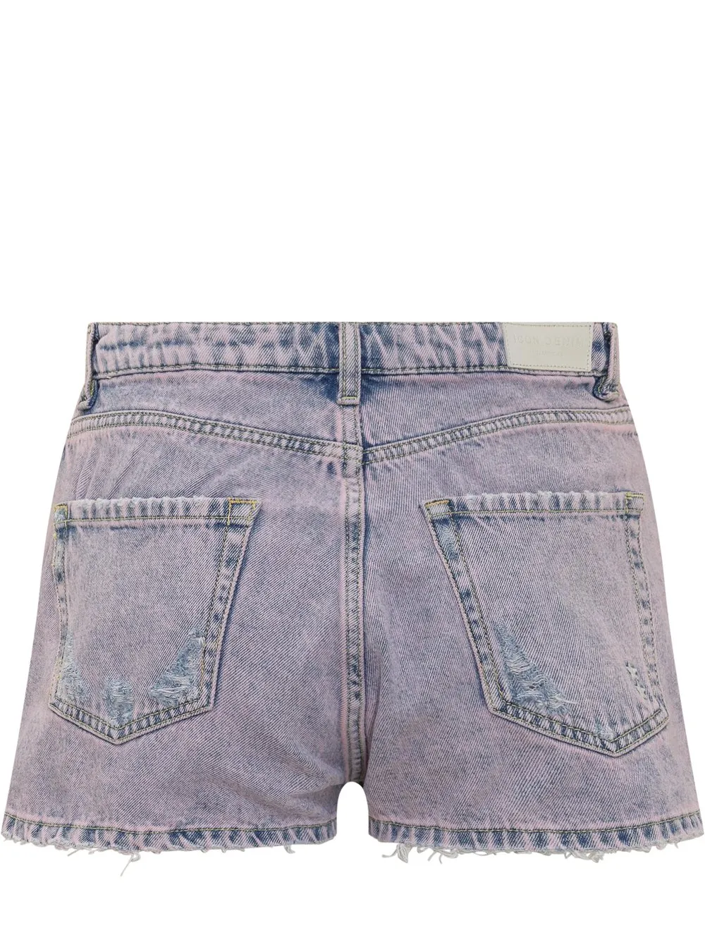 ICON DENIM Shorts Effetto Consumato 