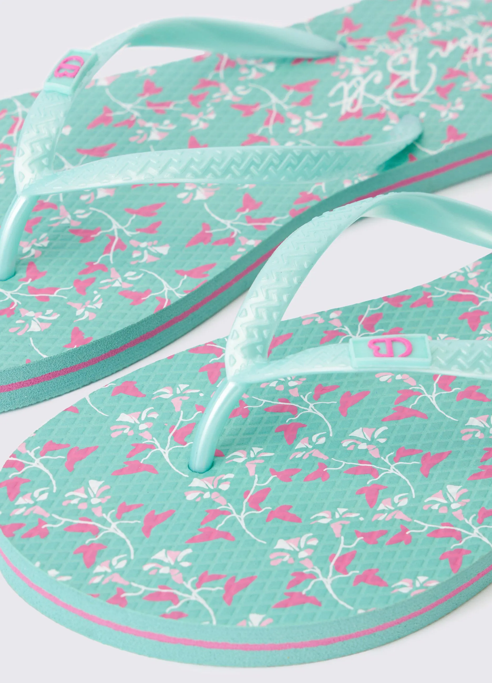 Infradito con stampa donna