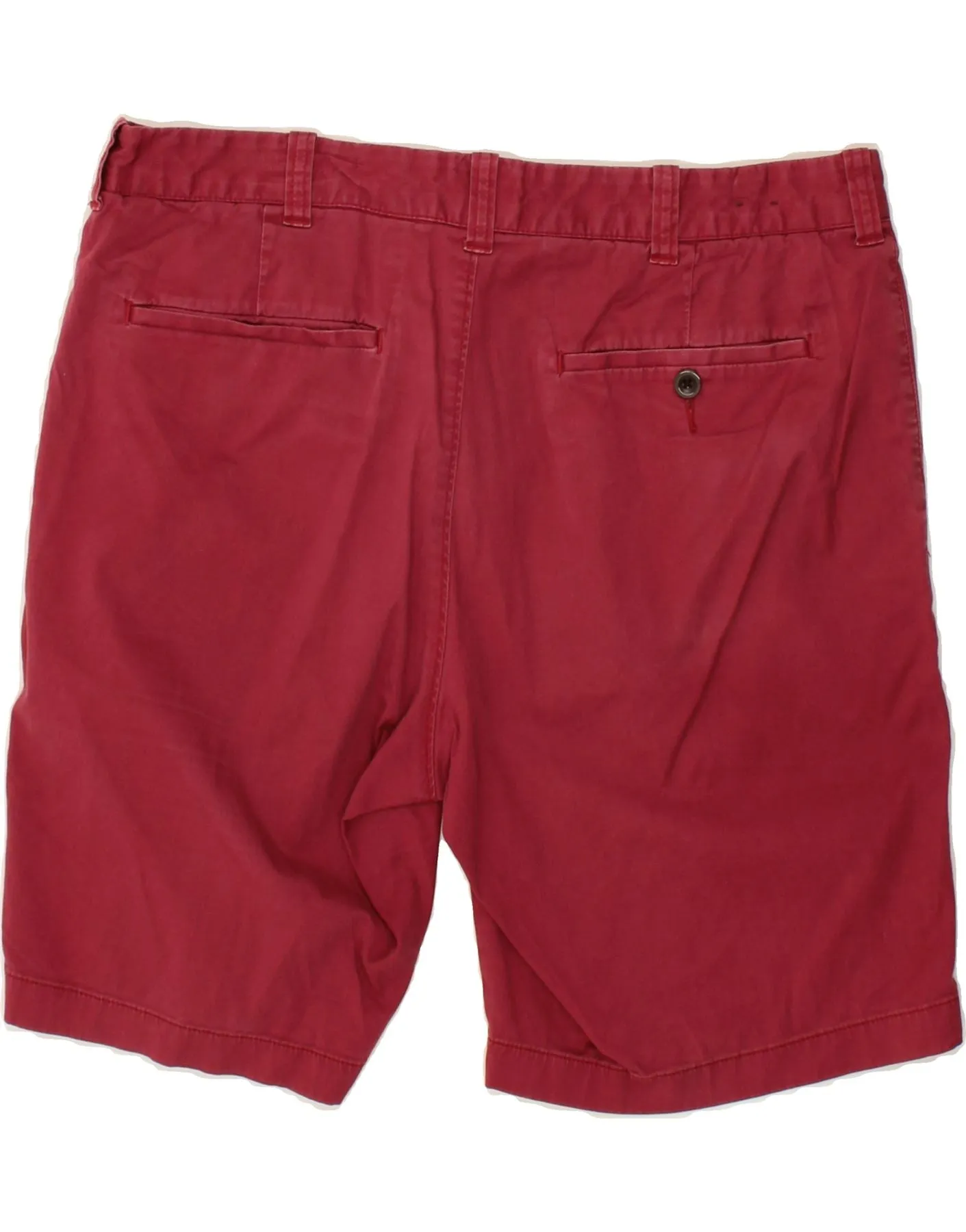 J. CREW Mens Chino Shorts W33 Medium Red Cotton