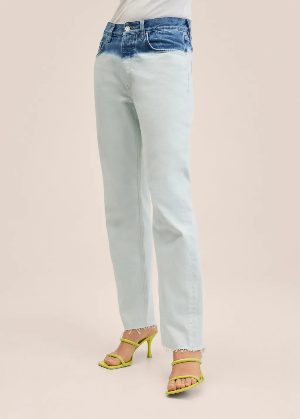  Jeans straight tie-dye 