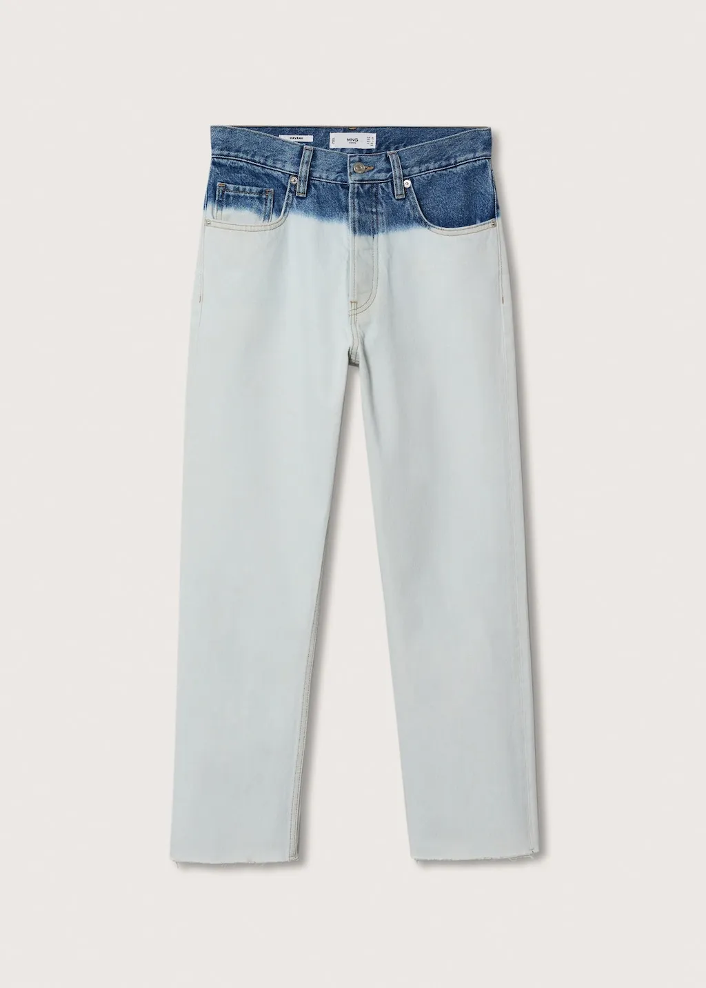  Jeans straight tie-dye 