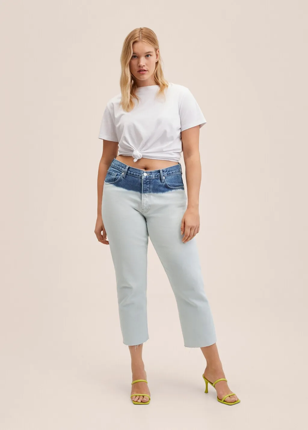  Jeans straight tie-dye 