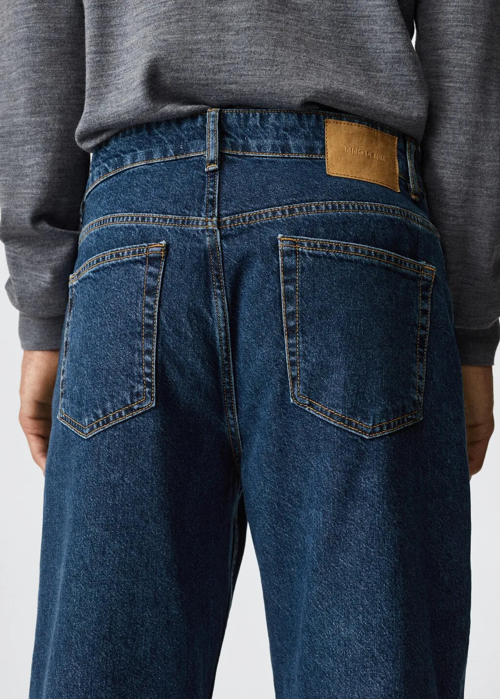 Jeans tapered loose cropped 