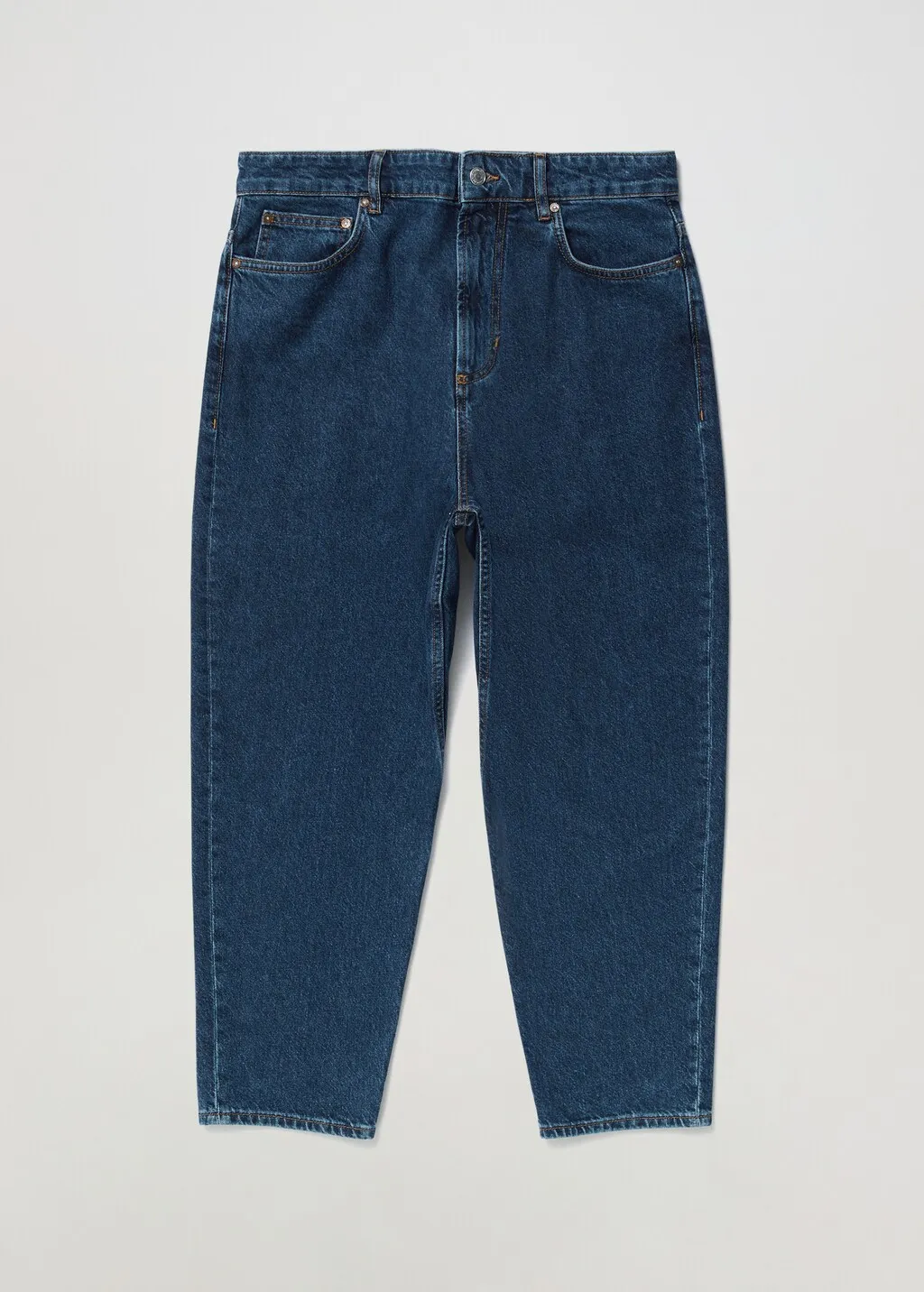 Jeans tapered loose cropped 