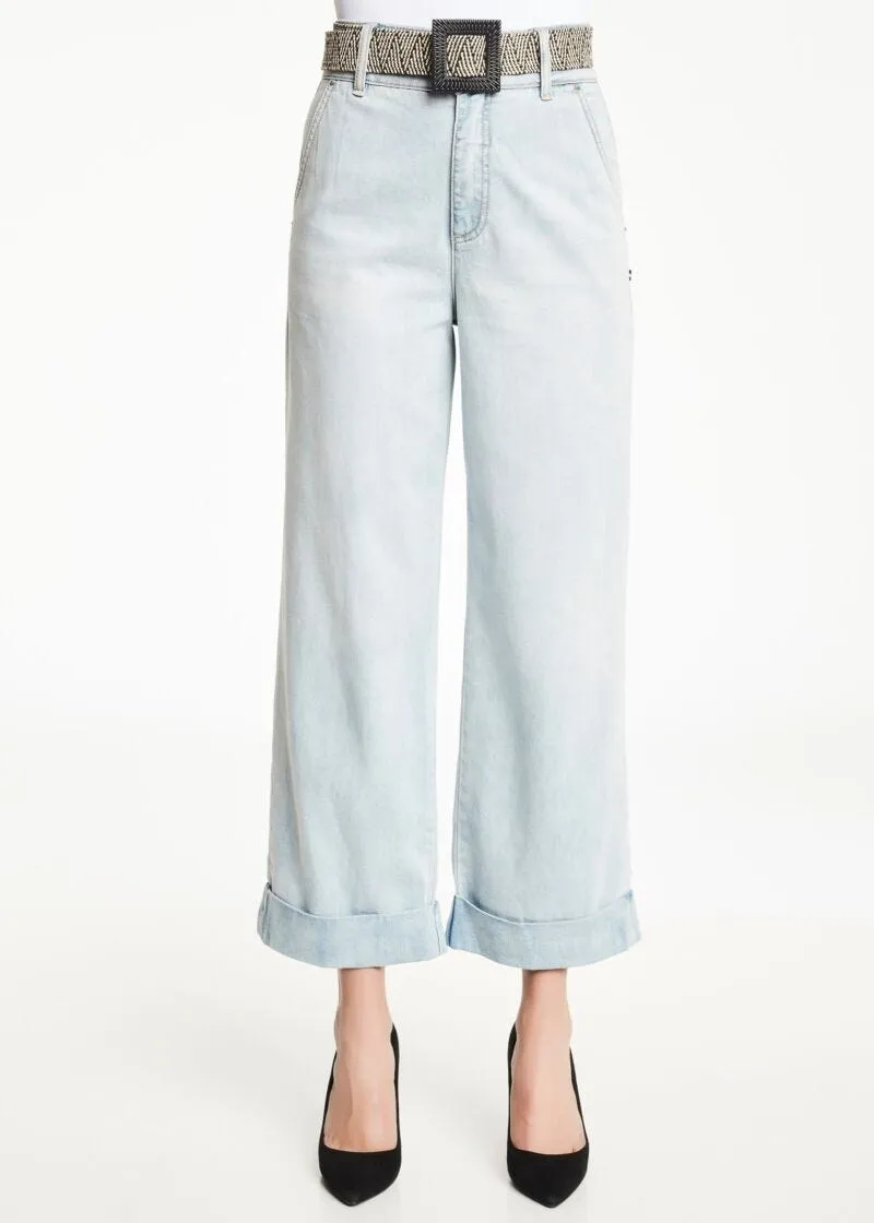 Jeans wide cropped