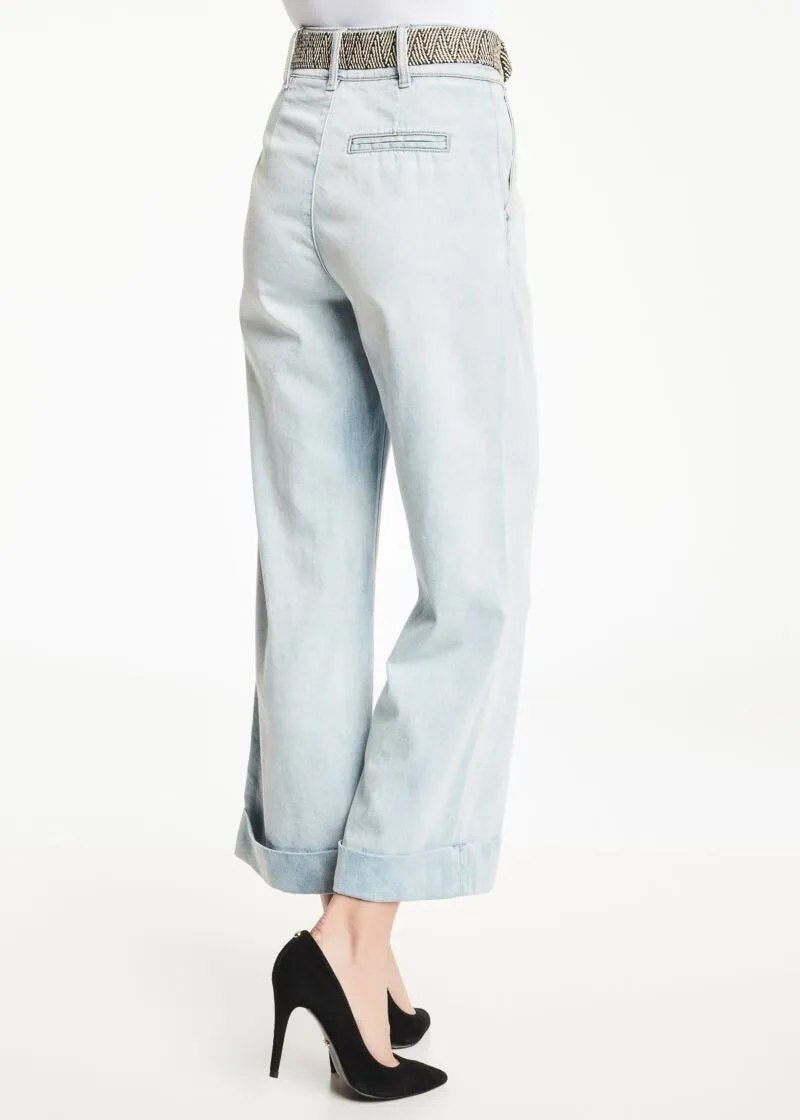 Jeans wide cropped