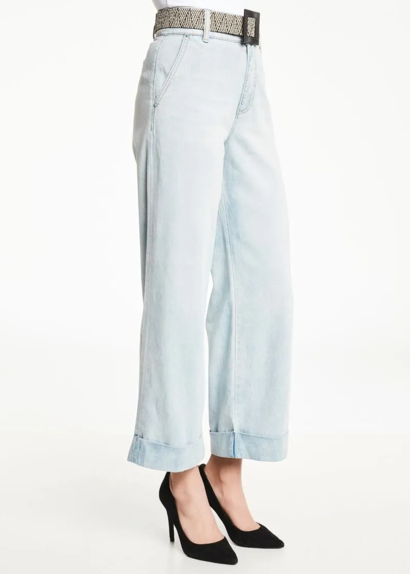 Jeans wide cropped