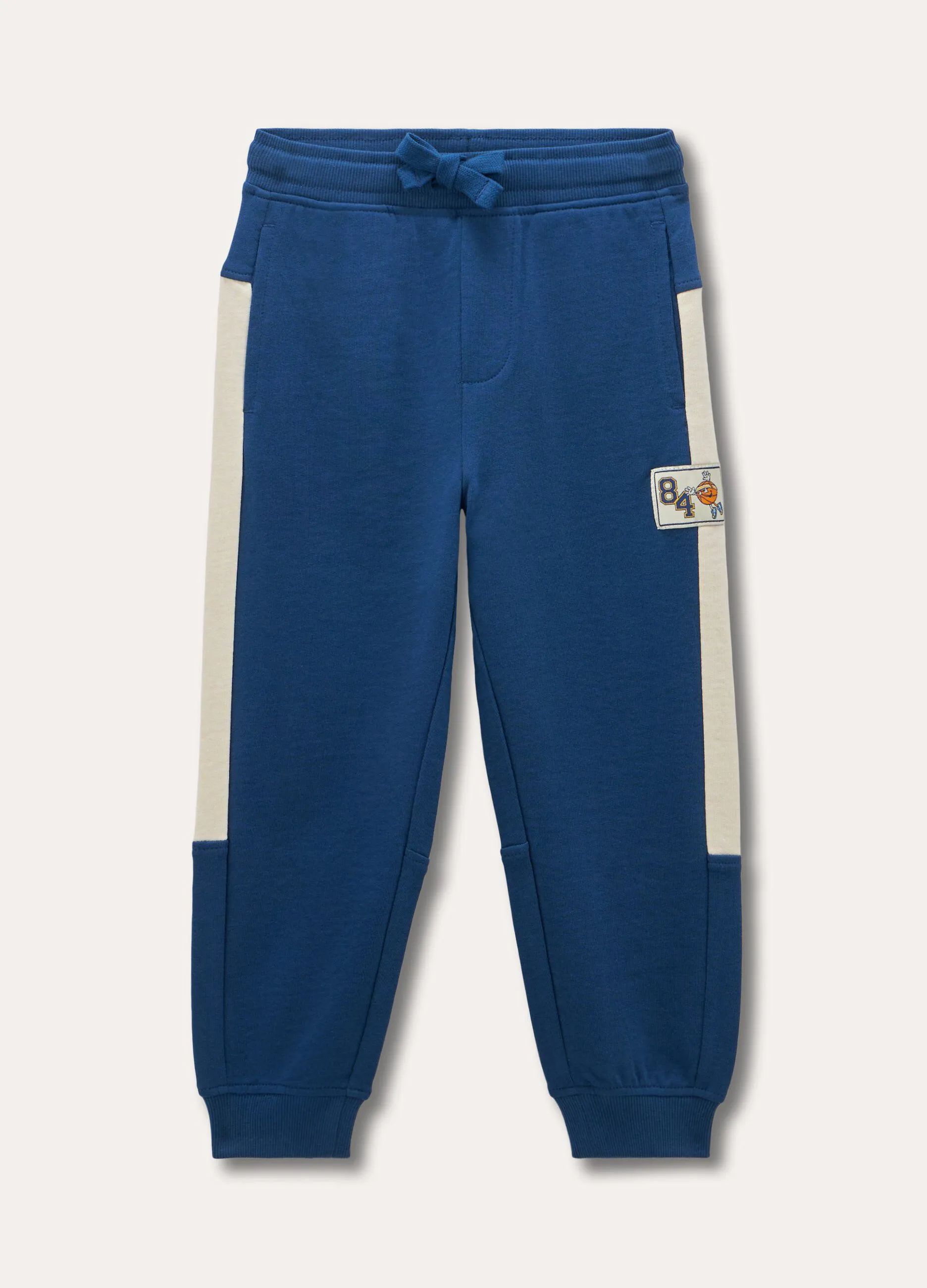 Jogger in puro cotone bambino