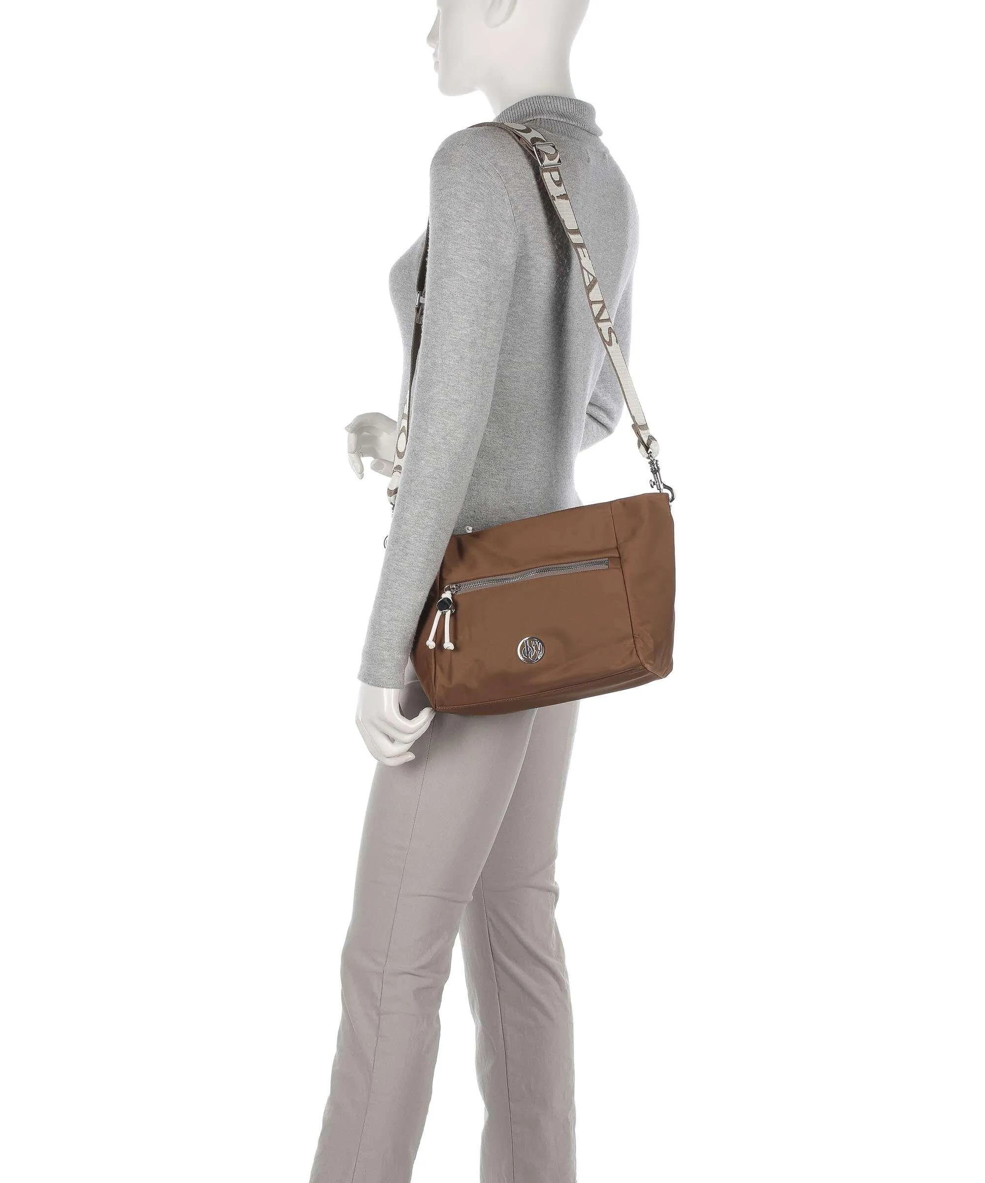  JOOP! Jeans Lietissimo Kaja Borsa a tracolla nylon marrone  