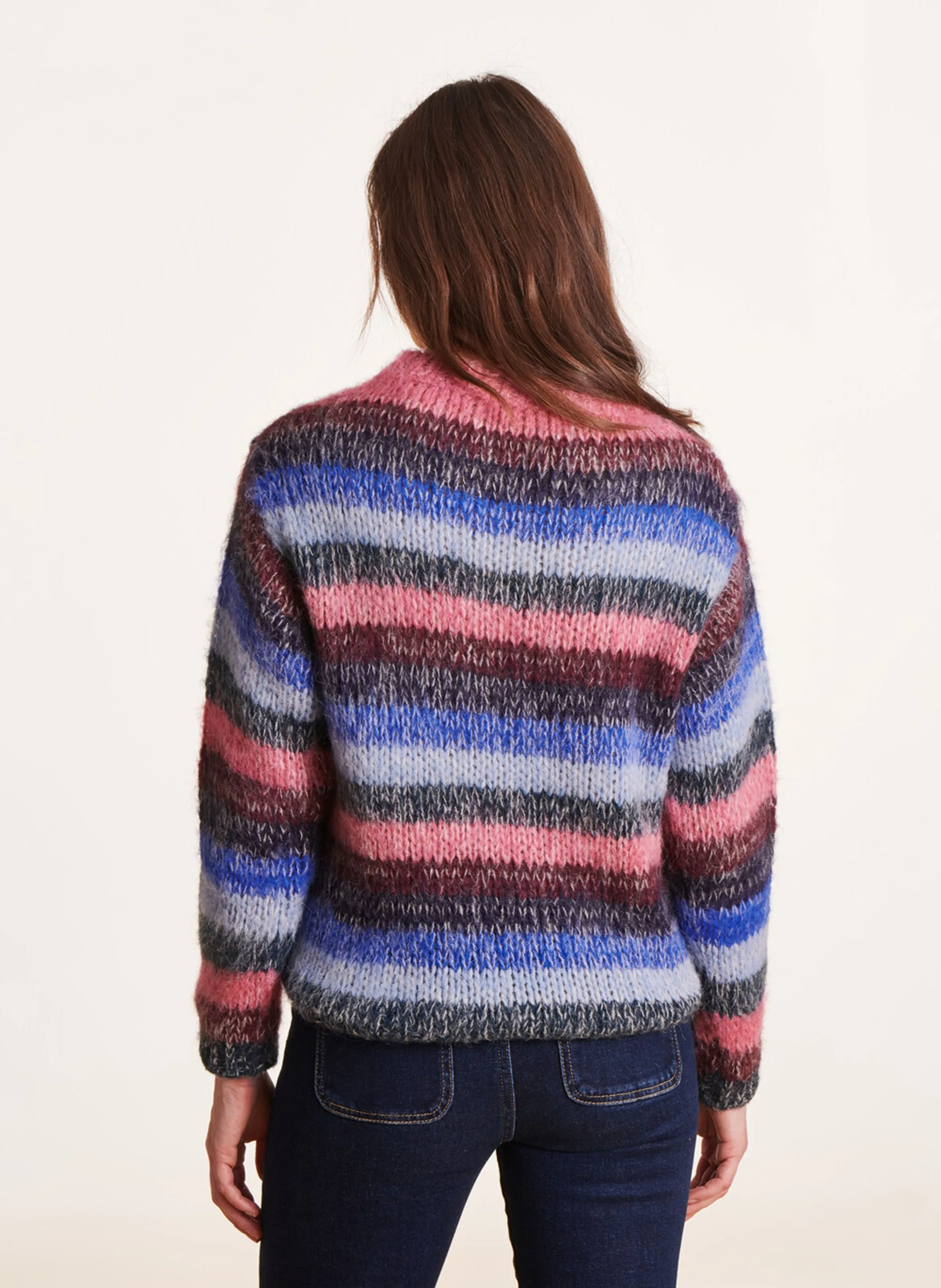 LA FEE MARABOUTEE   Maglione ampio scollo tondo | Multicolore