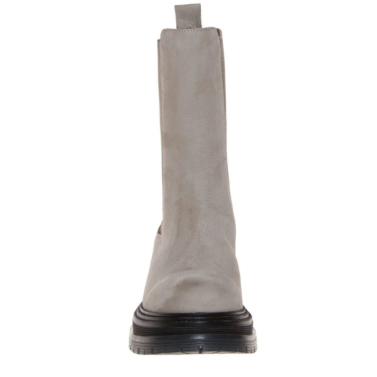 LAURA BELLARIVA 8102-10 STIVALETTO BEATLES PLATFORM NABUK BEIGE  