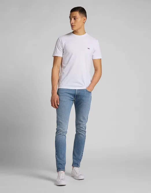 Lee maglietta manica corta da uomo SS Pacth Logo L60UFQ12 bianco