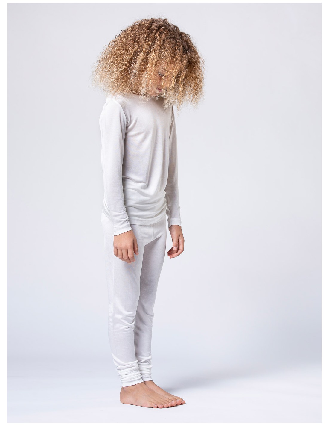 LEGGINGS IN SETA KIDS