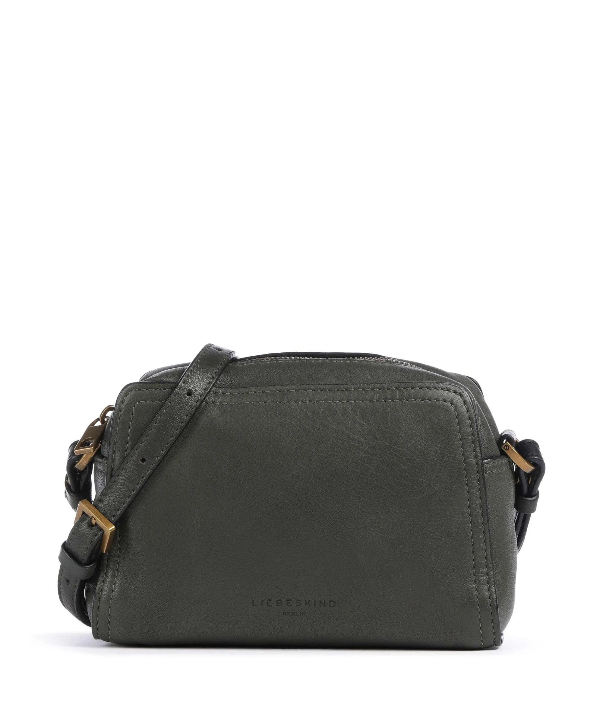  Liebeskind Chudy Sheep Natural S Borsa a tracolla pelle di pecora verde scuro  
