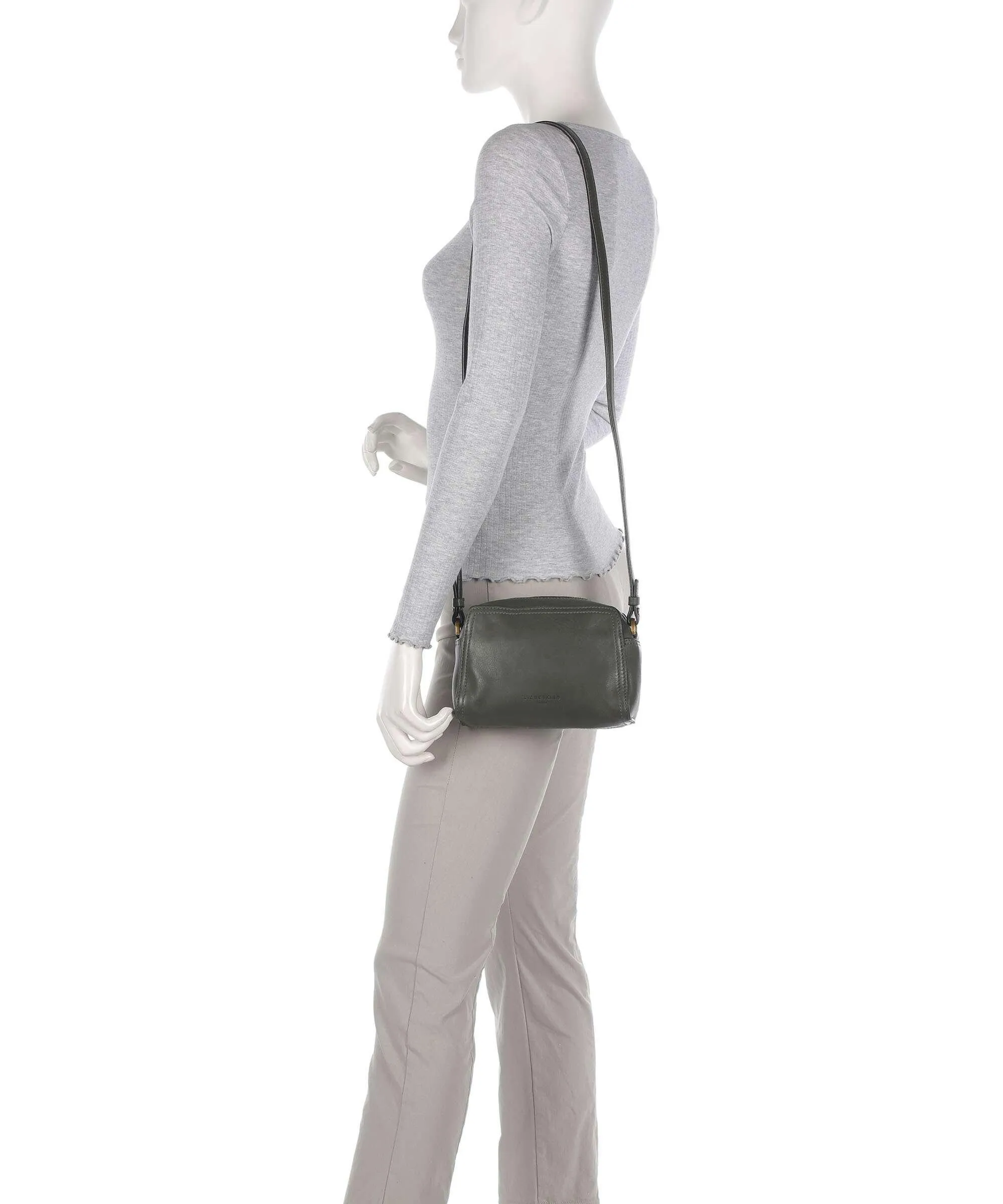  Liebeskind Chudy Sheep Natural S Borsa a tracolla pelle di pecora verde scuro  