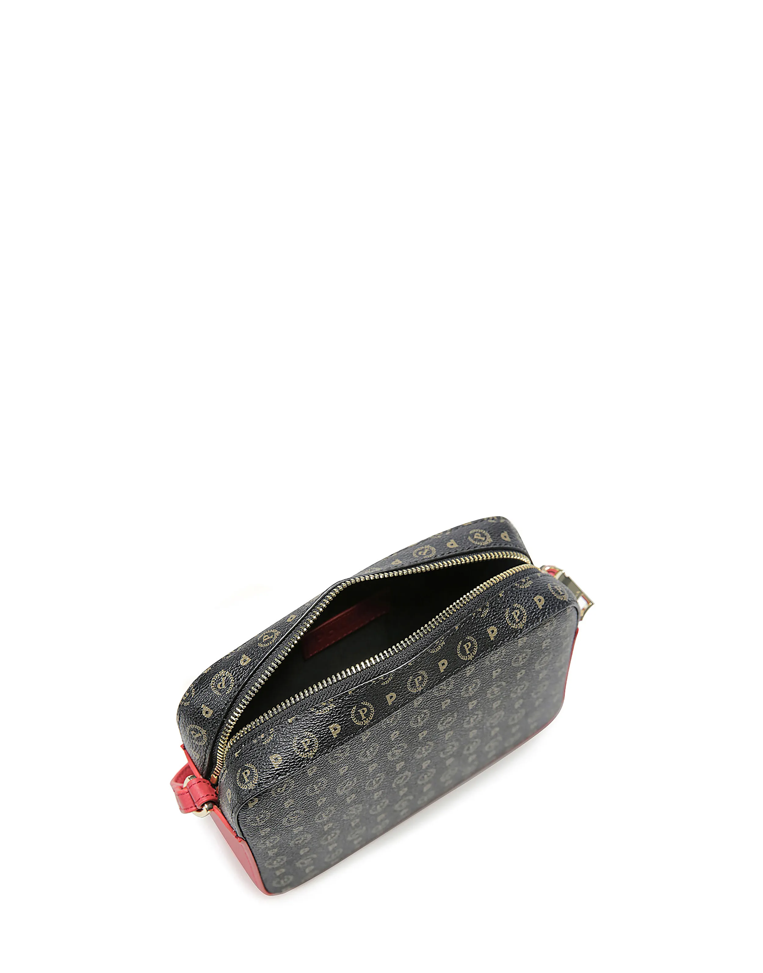     Linea Heritage Borsa A Tracolla Heritage Logo Classic Nero/lacca