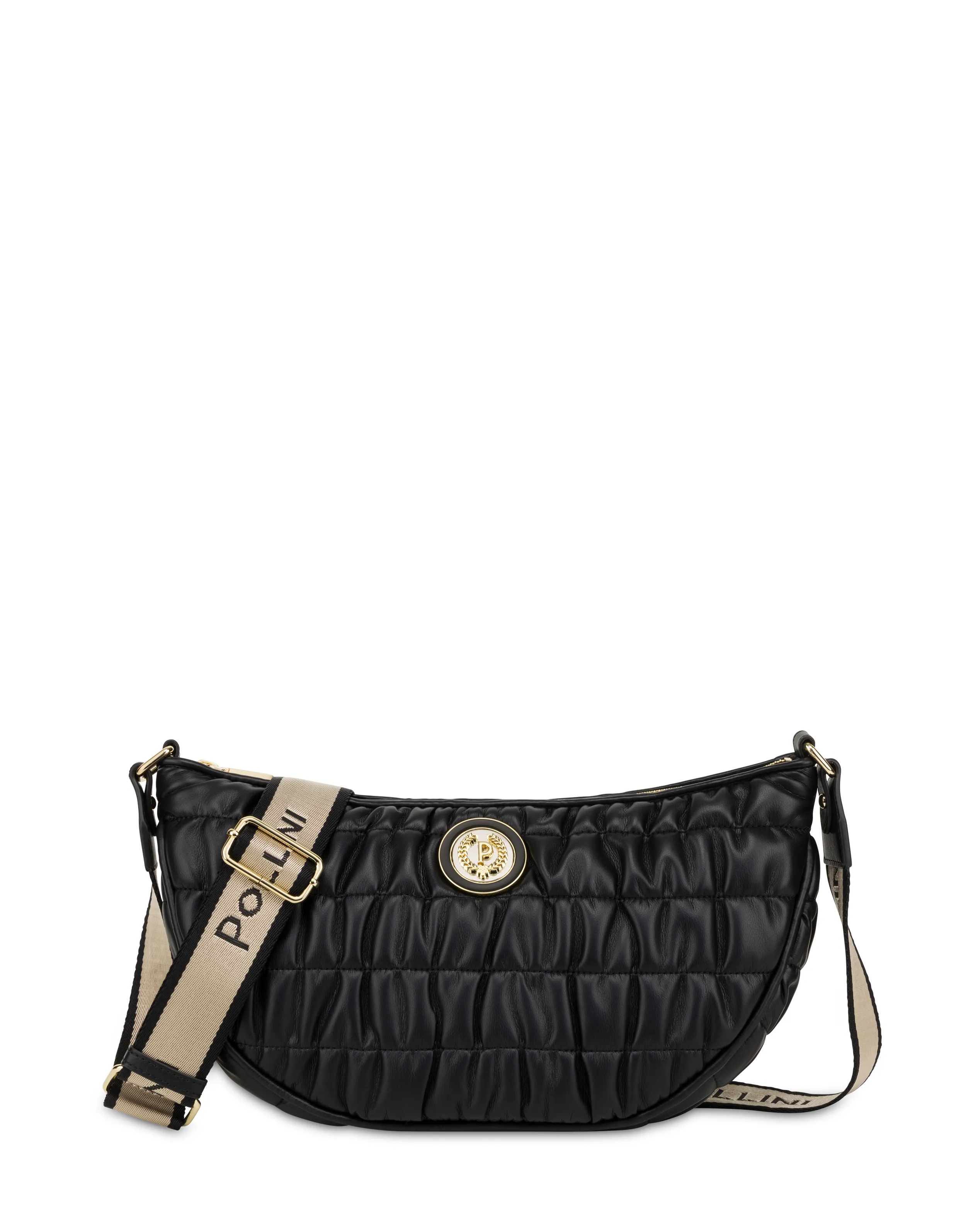     Linea Pollini Borsa A Tracolla Wrinky Nero/nero
