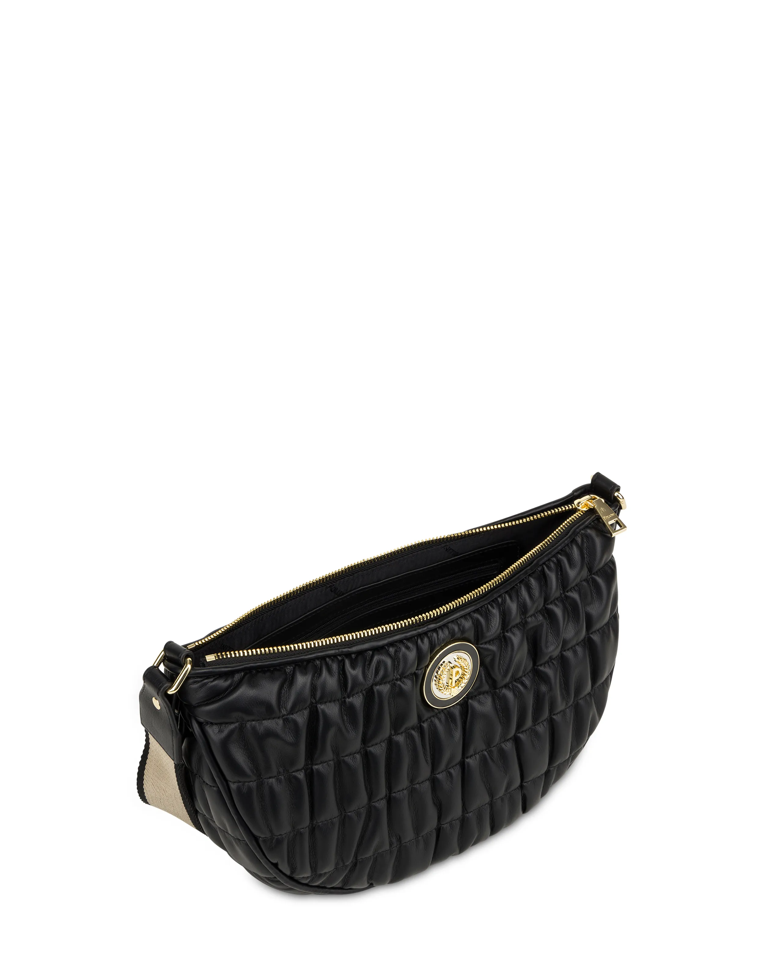     Linea Pollini Borsa A Tracolla Wrinky Nero/nero