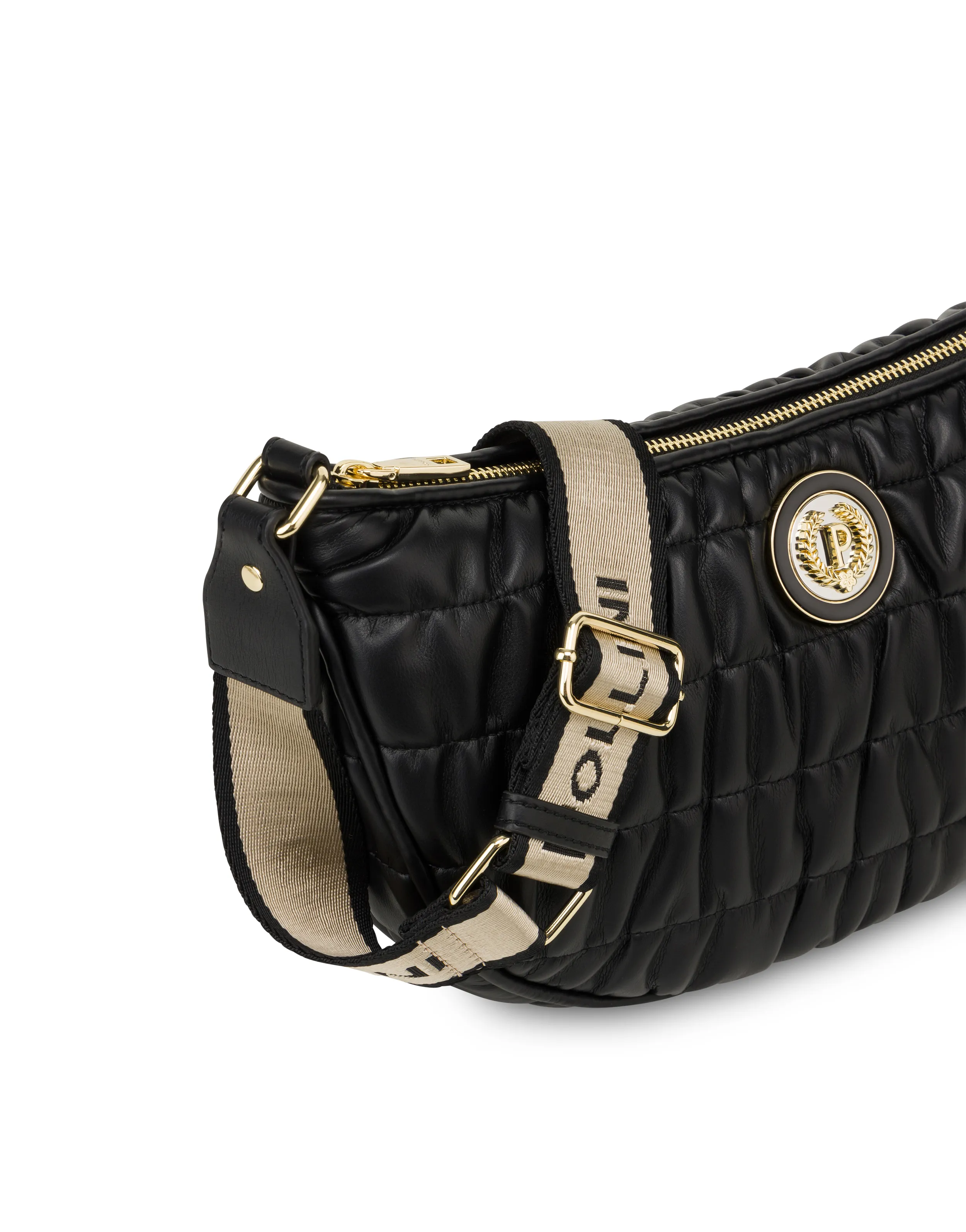    Linea Pollini Borsa A Tracolla Wrinky Nero/nero