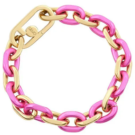 LIUJO Bracciale donna a catena rosa Liujo Funny Colors
