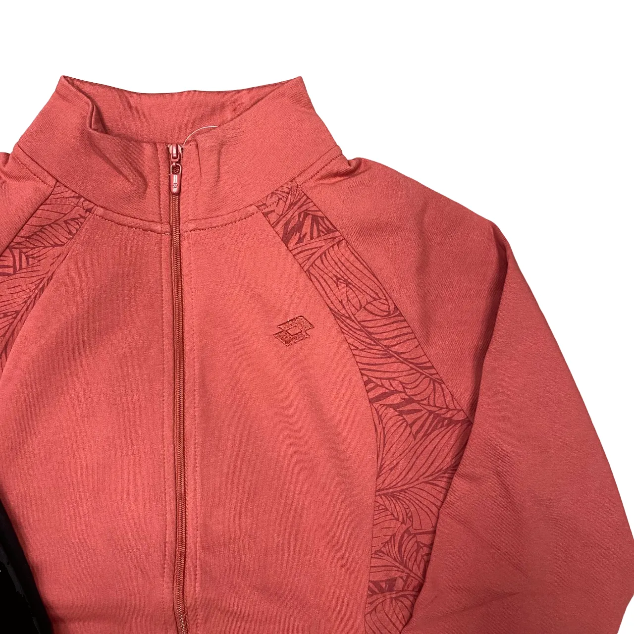 Lotto tuta da donna con cerniera intera Miata 220221 B7W rosso minerale-nero