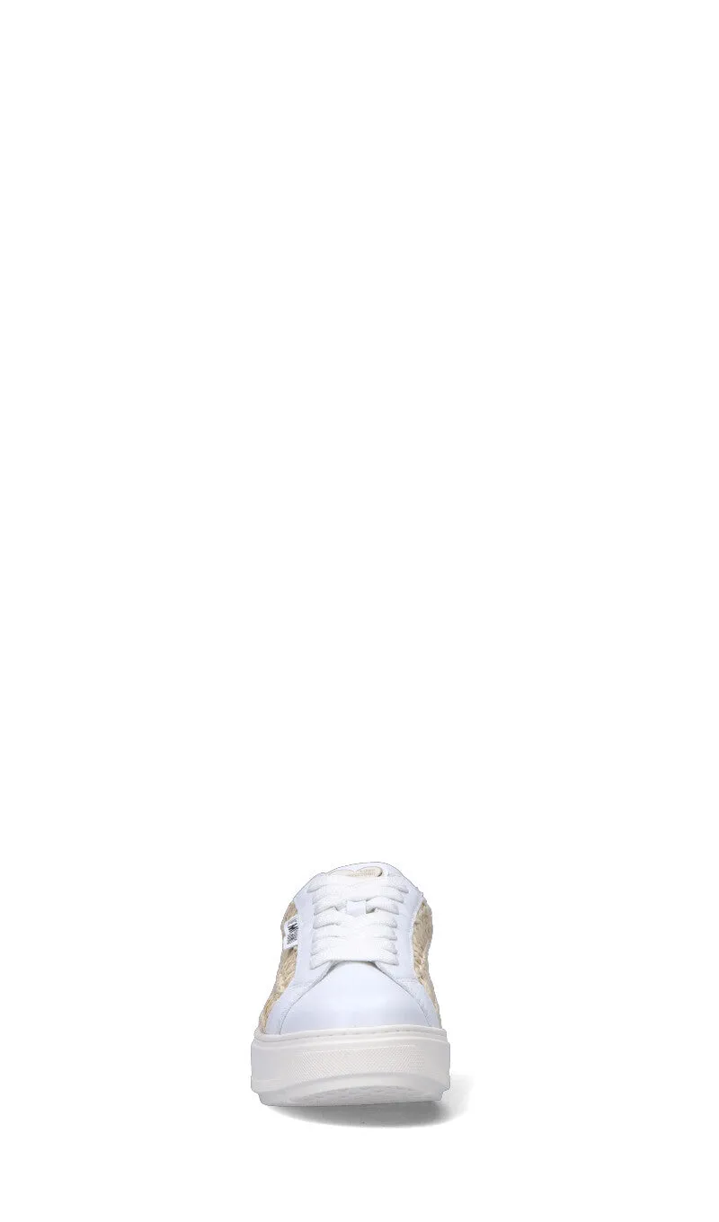LOVE MOSCHINO Sneaker donna bianca/beige