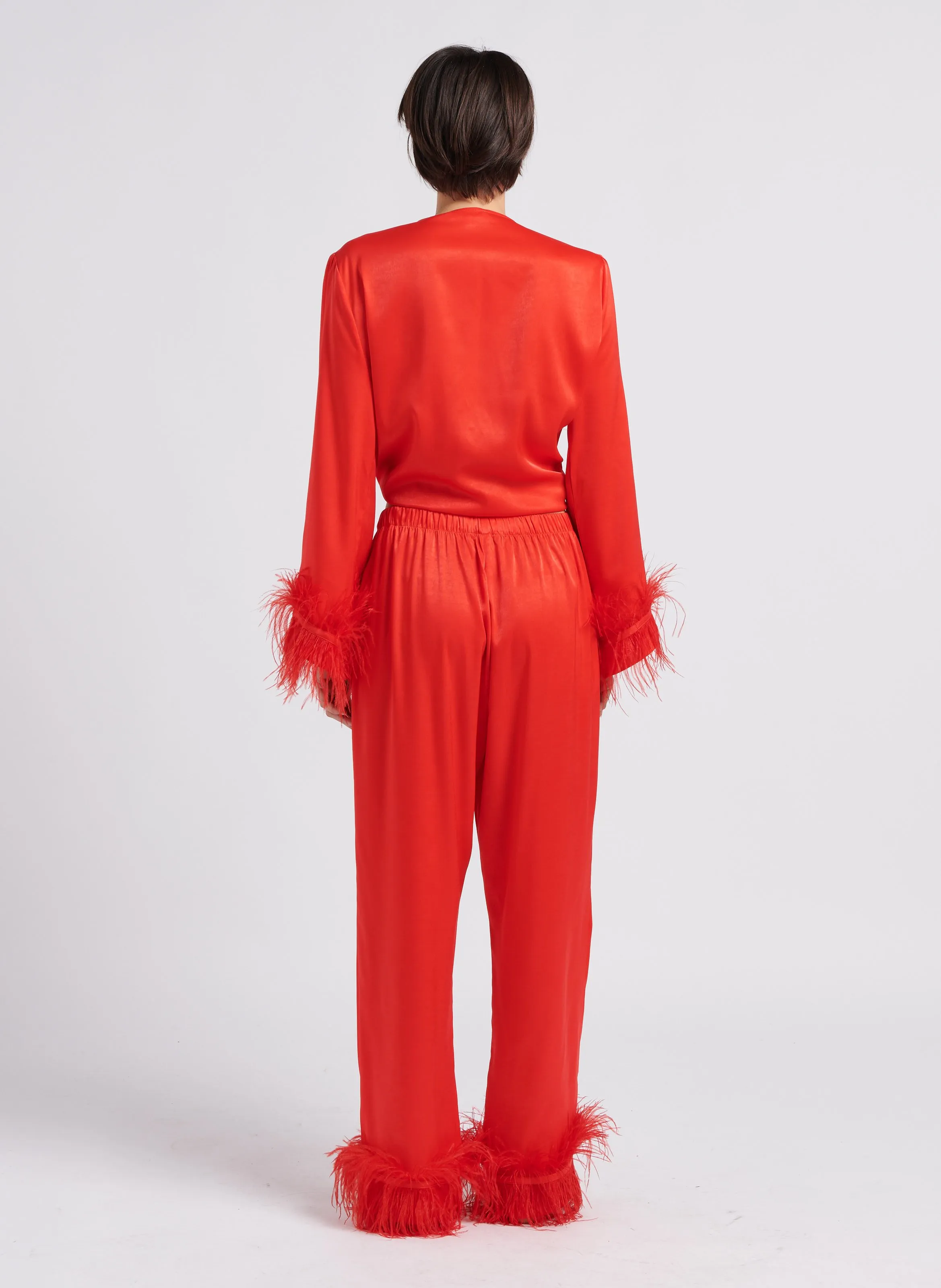  LOVE STORIES   POSH - Top corto in raso | Rosso