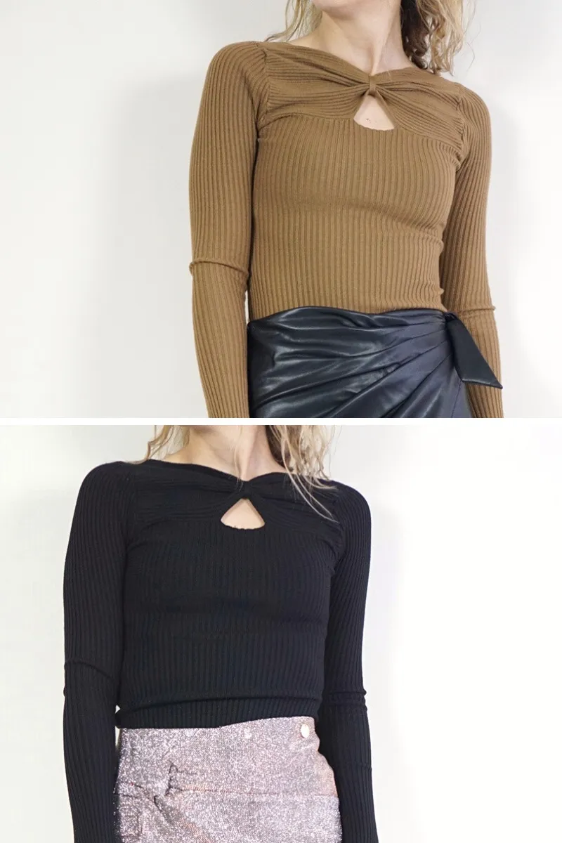 Maglia in viscosa intreccio | 2 colori