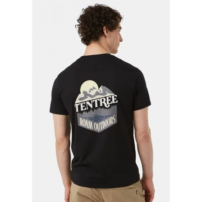 Maglietta Tentree M Roam Outdoors (Nero meteorite)