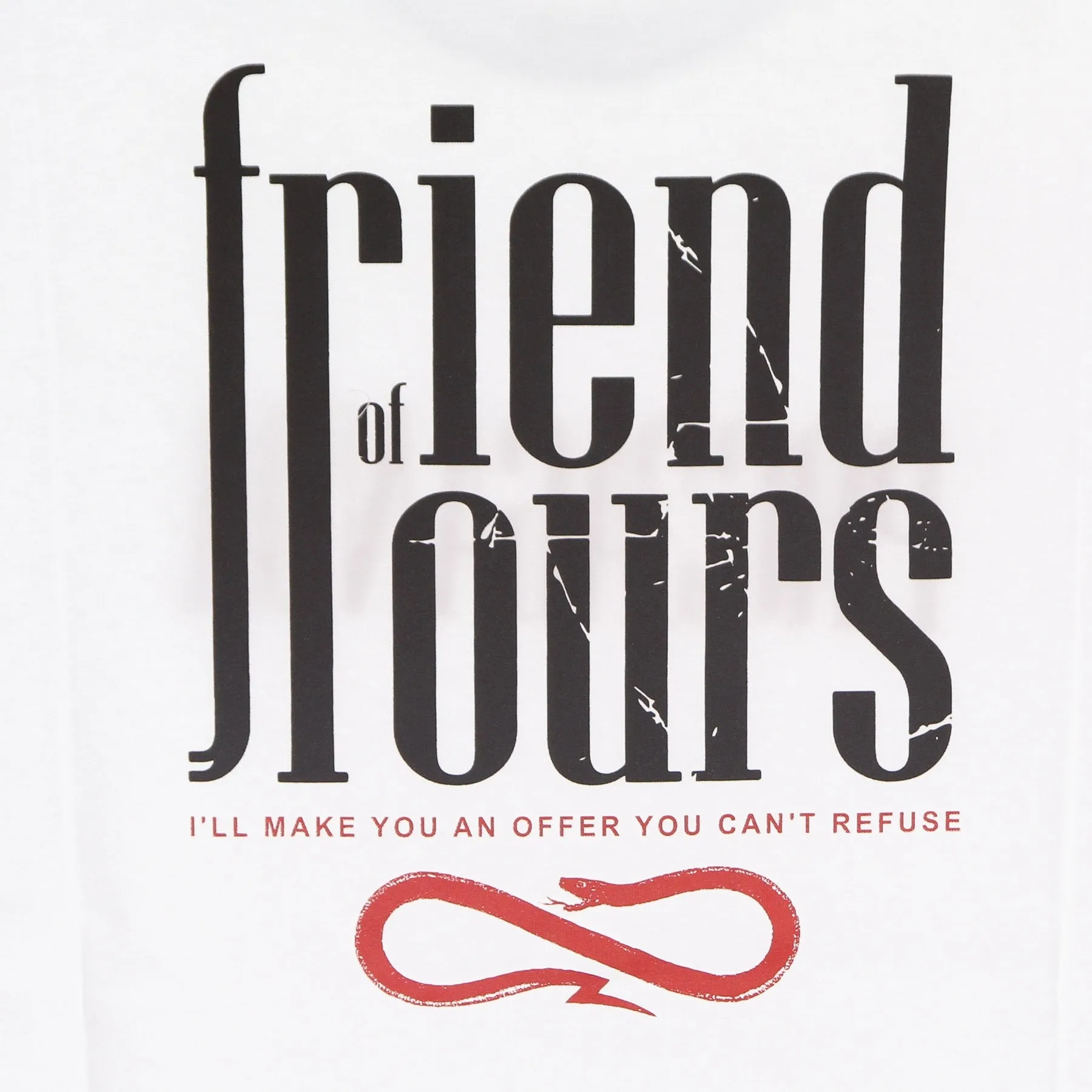 Maglietta Uomo Friend Of Ours Tee White