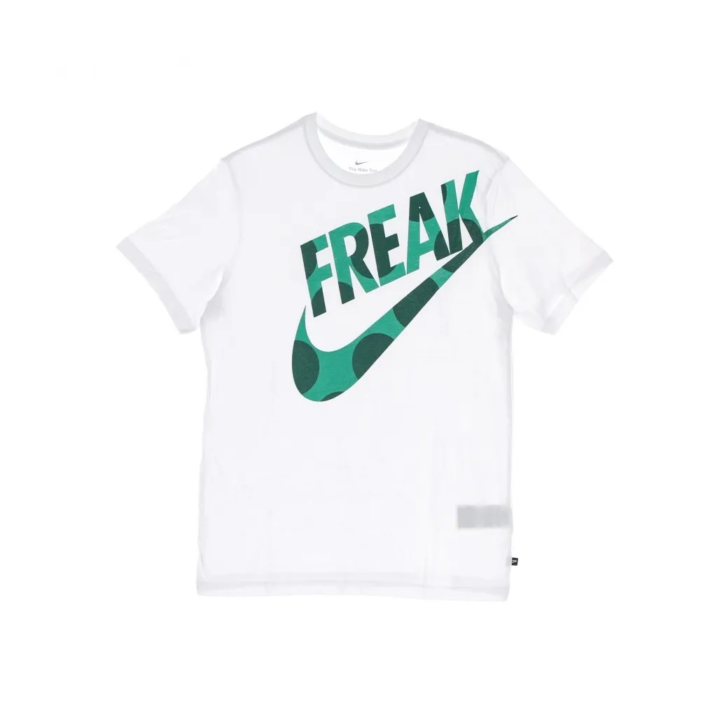 maglietta uomo nba dri fit giannis freak print WHITE/ROMA GREEN