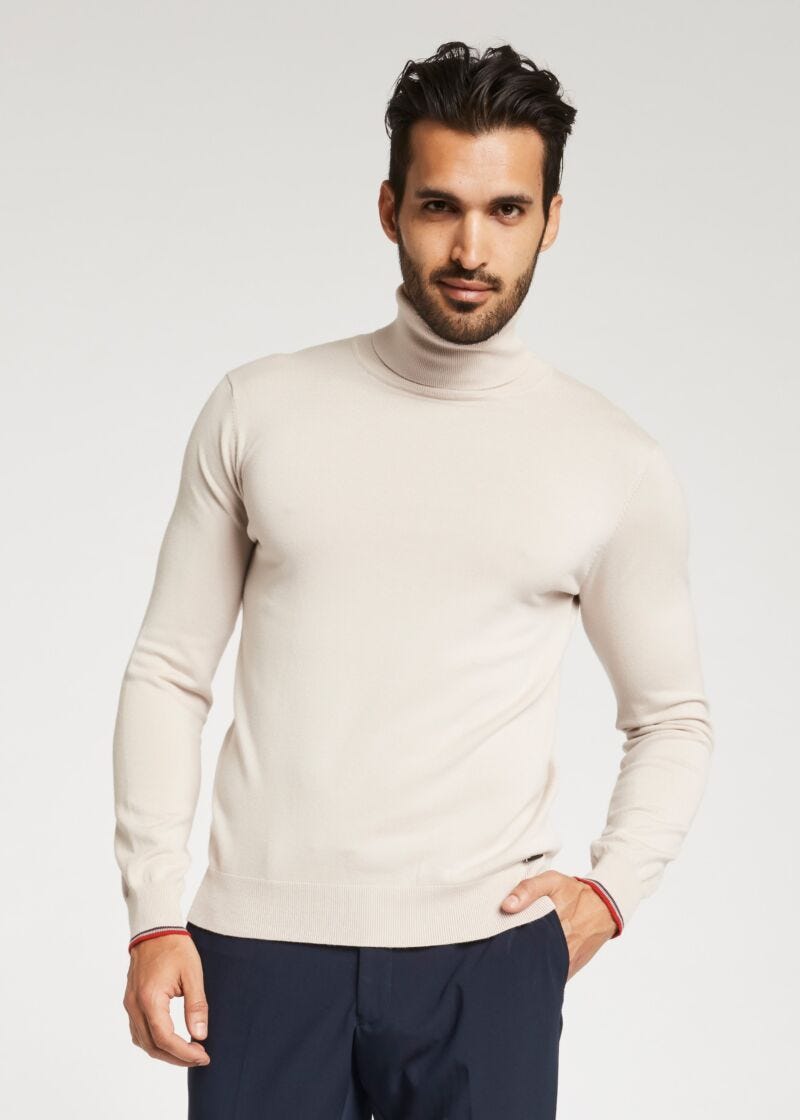 Maglione a collo alto