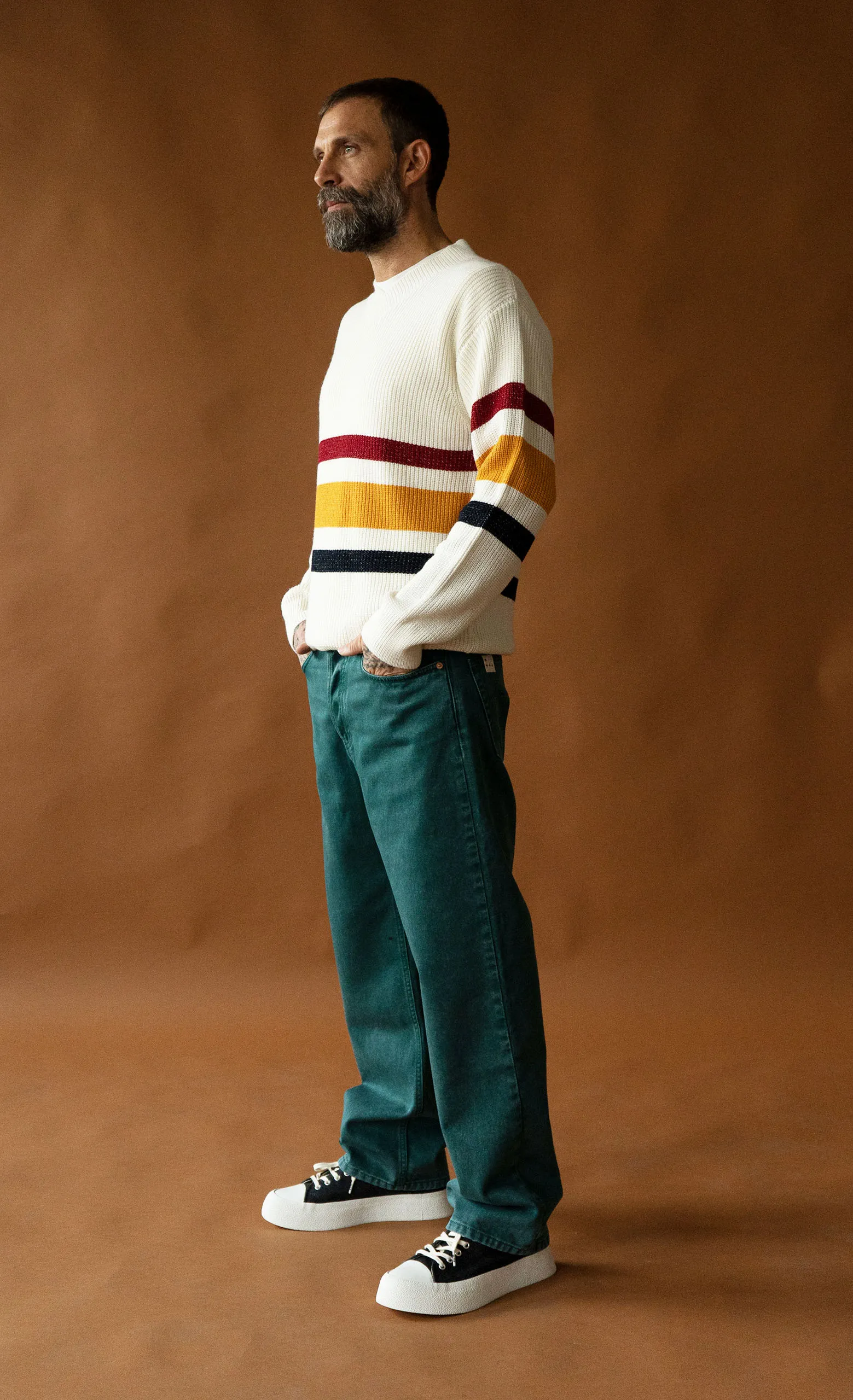 Maglione Adam – Bianco Righe