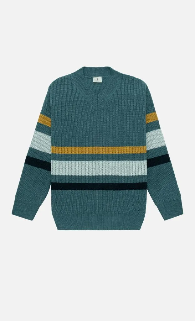 Maglione Adam – Verde Righe